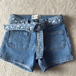 Girls Abercrombie denim shorts